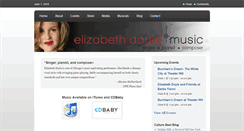 Desktop Screenshot of elizabethdoylemusic.com